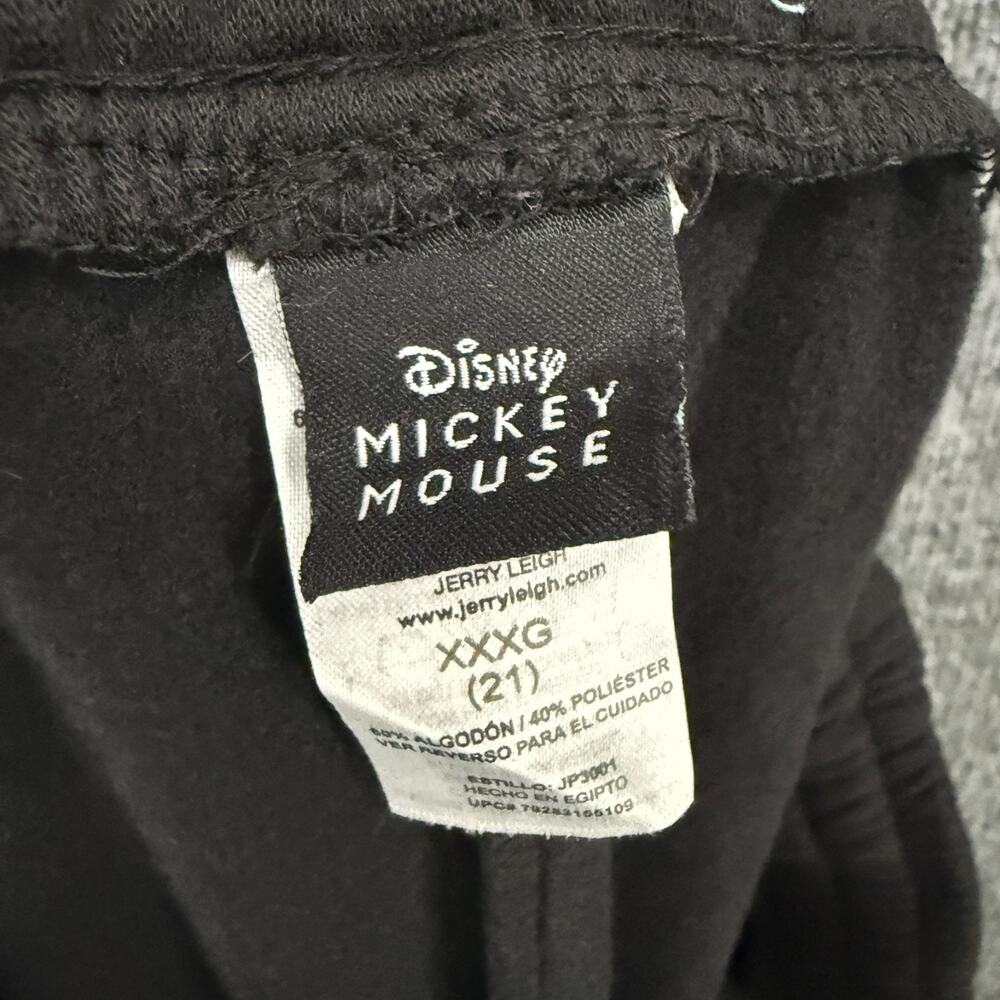 Disney Mickey Mouse Sweatpants Womens 3X Black Halloween Jerry Leigh Jogger NWT - Picture 7 of 11